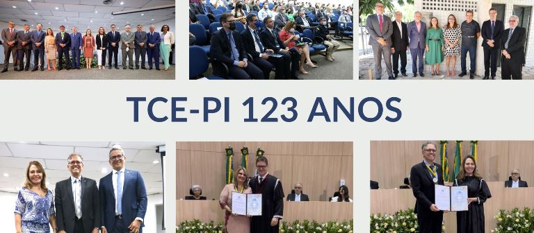 MPC-PI marcou presença em solenidades comemorativas em alusão aos 123  anos do TCE-PI