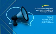 TCE-PI abre consulta pública para definir prioridades de fiscalização em 2026