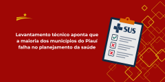 Levantamento técnico aponta que a maioria dos municípios do Piauí falha no planejamento da saúde